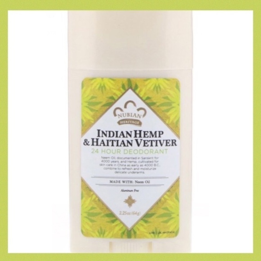 INDIAN HEMP & HAITIAN 24-Hour Deodorant with Neem Seed Oil